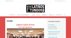 Desktop Screenshot of latinosunidosofiowa.org