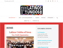 Tablet Screenshot of latinosunidosofiowa.org